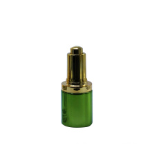 Custom 20 ml Empty Luxury Essential Oil Flat Shoulder Clear Glass Serum Airless Push Pump Bottles
